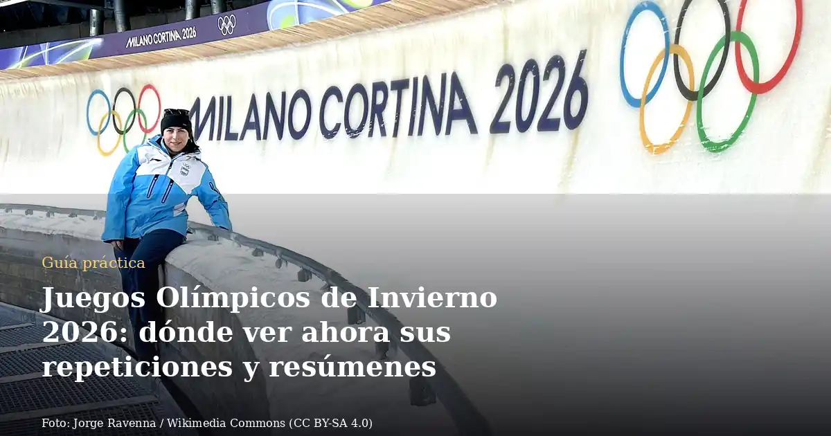 Juegos Olímpicos de Invierno 2026: dónde ver ahora sus repeticiones y resúmenes