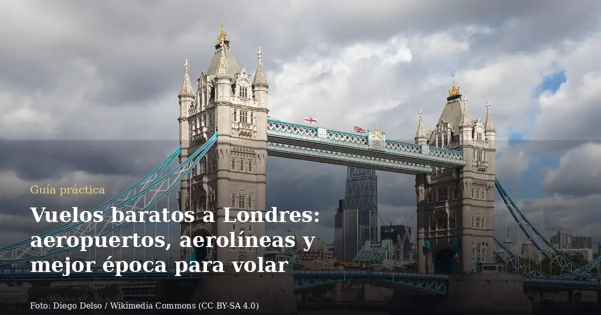 Vuelos baratos a Londres: aeropuertos, aerolíneas y mejor época para volar