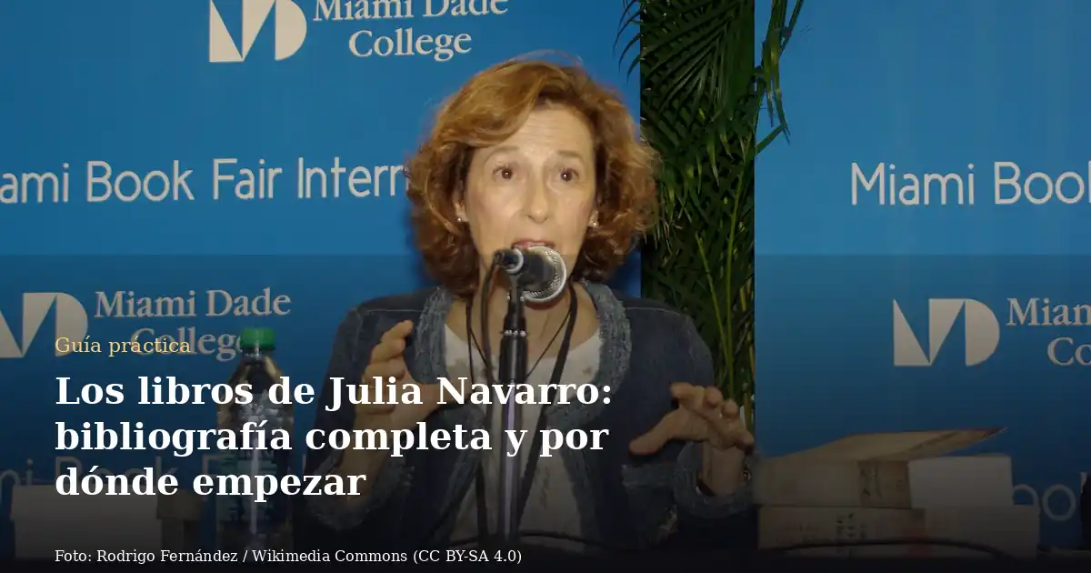 Los libros de Julia Navarro: bibliografía completa y por dónde empezar